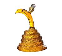 Bouteille de whisky en forme de serpent, carafe à décanter en verre à whisky drôle, verres à whisky pour homme, bouteille de whisky drôle en forme de serpent à whisky, cadeau pour les amateurs de