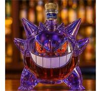 Bouteille de whisky en verre 3D représentant des animaux compagnie et monstres, 300 ml(D)