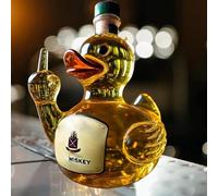Bouteille De Whisky Middle Finger Duck, Carafe à Whisky En Verre De 30 Cl, Statue De Canard Créative Et Amusante, Bouteille D'alcool Avec Attitude, Pour La Décoration De Votre Bar, Bureau Ou Maison C