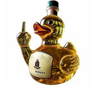 Bouteille De Whisky Middle Finger Duck, Carafe à Whisky En Verre De 30 Cl, Statue De Canard Créative Et Amusante, Bouteille D'alcool Avec Attitude, Pour La Décoration De Votre Bar, Bureau Ou Maison B
