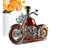 Bouteille de Whisky Moto - Distributeur d'alcool réutilisable Off, Carafe à vin décorative, Pièce d'exposition de Bar | Présentation unique et élégante de l'alcool, pour les pères, les hommes, les