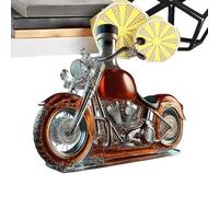 Bouteille de whisky pour moto - Design amusant en verre coloré 2026 | Présentoir de nouveauté à collectionner, utilisation pratique pour la décoration de Table de Bar à domicile