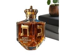 bouteille de whisky - Récipient à whisky transparent, décoratif de bar d'affichage | Élégant rangement d' transparent réutilisable vitrine de boisson artisanale ornement central ornement