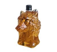 Bouteille de whisky - Spiritueux âgés de qualité supérieure | Récipient en verre fabriqué à la main | Stockage d'alcool distillé, design élégant, édition collector, bouchon en scellé, emballage
