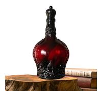 Bouteille De Whisky - Verre À Potion De Vampire Gothique, Récipient À Vin Effrayant De 350 Ml Avec Un Design Fantastique Sombre, Fonction D'affichage De Bar Décoratif, Idéal Pour Les Fêtes D'Halloween