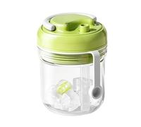 Bouteille d'eau 2 en 1, Ice Tray Portable Leakproof, Press Release Ice Mold Bottles, with Quality Hydration Bottle with Built in Ices Maker, Sturdy Design, for Hiking Travel Gym Office Outdoor Sports
