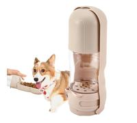 Bouteille d'eau 2 en 1 pour chien, bol d'eau de voyage | 2 en 1 pour animaux de compagnie, accessoires pour l'alimentation et l'arrosage des petits animaux et filtre à charbon actif intégré