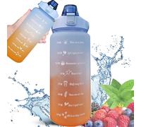 Bouteille d'eau 2L gourde avec paille Bidon portable pour bouteille de voyage