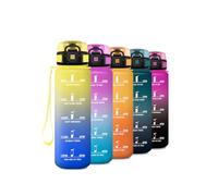 Bouteille d'eau 500ml, Gourde Motivation avec Filtre, Étanche et Réutilisable, Gourde Enfant avec Marqueur de Temps, Bouteille pour Enfant, Voyage, Randonnée, Cyclisme, Fitness, Yoga, Bureau