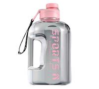 Bouteille D'eau À Calibrage Précis,Très Grande Capacité,Pour Randonnée Et Fitness,Matière Plastique De Qualité Alimentaire,Boisson Scientifique - Type Rose-1,7l