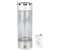 Bouteille d'eau à hydrogène 420ML, 1200 à 1500ppb, électrolyse avancée, antioxydant, ioniseur, sport, Rechargeable, blanc perle