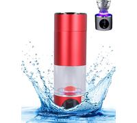 Bouteille D'Eau à Hydrogène Pro - Générateur D'Eau à Hydrogène 2 en 1, Machine à Eau à Hydrogène 10 Minutes 5 000 Ppb, Superbe Génération D'hydrogène pour L'eau Pure (rouge)