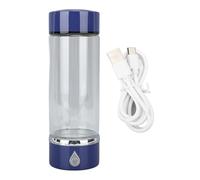 Bouteille d'eau à Hydrogène, Technologie SPE PEM, Tasse Générateur Portable pour Les Voyages à Domicile, au Bureau, 420 ML (Blue)