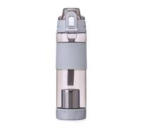 Bouteille d'eau alcaline de 650 ml - Filtre à eau alcaline portable - Augmentation du pH - Bouteille filtrante d'eau alcaline - Système de filtration d'eau - Machine à eau - Production d'eau ionisée