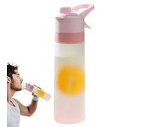 Bouteille d'eau anti-brouillard et d'avalage - 650 ml - Utilisation - Bouteille d'eau de sport réutilisable sans BPA avec buse fine - Vaporisateur portable pour la salle de sport, le cyclisme
