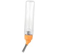 Bouteille d'eau anti-goutte pour petits animaux pour furets, hamster, cochon d'Inde, écureuil, facile à fixer pour cage 80 ml/125 ml, distributeur d'eau pour hamster, bouteille sans goutte avec
