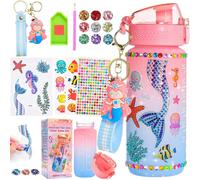 Bouteille D'eau Arts Et Kits D'artisanat Pour Enfants Filles Âge 3-10 Ans Pour Cadeau Anniversaire Noël Diy Gourde Isotherme Bouteille Kit De Loisir Créatif Enfant Cadeau Fille 3 4 5 Ans