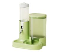 Bouteille d'eau automatique 2 en 1 pour hamster, distributeur d'eau pour petits animaux, bol anti-goutte pour hamsters nains syriens, cochons d'Inde (vert)