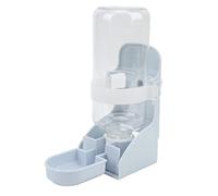 Bouteille d'eau Automatique pour Animaux de Compagnie, 500 ml/17 oz, Petit Distributeur d'eau Suspendu pour Animaux de Compagnie, Hauteur réglable, sans Fuite, mangeoire à Lapin (Bleue)
