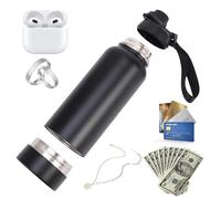 Bouteille d'eau avec compartiment secret, gourde - Conteneur secret sécurisé pour bouteilles de déviation en acier inoxydable étanche avec couvercle 730 ml | Conteneurs secrets amovibles pour vous