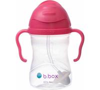 Bouteille d'eau avec paille 240 ml framboise / B.box