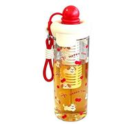 Bouteille d'eau avec paille - 650 ml - Motif dessin animé - Anti-fuite - Réutilisable - Avec filtre à thé - Pour bureau, fête, gym, école, voyage, cuisine