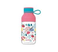 Quokka Bouteille Kids Ice Flowers – fabriquée en Ecozen, avec crochet en acier inoxydable – 430 ml