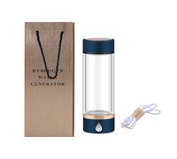 Bouteille d'eau - Bouteille d'eau hydrogène - Concentration d'hydrogène à 22 cm | Technologie d'électrolyse pour salon Gaopeng-silicate pour H2 380 ml pour voyage au bureau à la maison