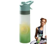 Bouteille d'eau brûlée 650 ml | Bouteille de brume portable pour sport, fitness et extérieur | réutilisable avec pulvérisateur, hydratation, activités de plein air, été
