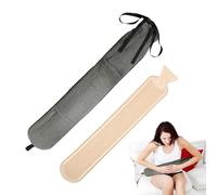 Bouteille d'eau chaude avec couvercle | Ceinture pour bouillotte avec bouteille d'eau chaude longue 2 en 1, chauffe-mains Belly Warme pour crampes menstruelles cl