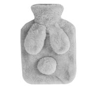 Bouteille D'eau Chaude En Pvc Avec Motif De Dessin Animé Lapin, Pour Soulager La Douleur Et Le Stress, Sac À Eau Chaude Avec Housse Tricotée, Douce Et Confortable Pour Les Mains