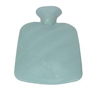 Bouteille d'Eau Chaude en PVC Classique, Sac à Eau Chaude de 1800 ml pour Soulagement de la Douleur, Pieds à Main Plus Chauds, Maison Douce de la Maison Douce Douloureux (Blue)