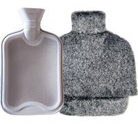 Bouteille d'eau chaude INF Plush - noire