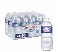 Bouteille d'eau Cristaline 50cl - Pack de 24 bouteilles