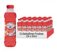 Bouteille d'eau Cristaline Fraise 50cl x24
