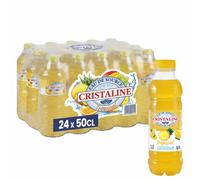 Bouteille d'eau Cristaline Jus Tropical 50cl - Pack de 24 bouteilles
