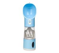 Bouteille d'eau d'animaux de compagnie fuite pour chiens | Conteneur d'eau de voyage pour chien portable avec longe | Conception de séparation des aliments et de l'eau | Randonnée (REXVTNSk6BTNRxb-12)