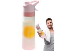 Bouteille d'eau de 650 ml avec | Bouteille portable à diffusion facile pour la salle de gym, le cyclisme, l'entraînement, les sports de plein air