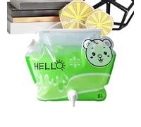 Bouteille d'eau de camping - 41 x 35 x 2 cm - Sac d'hydratation réutilisable avec poignée à bec verseur | Stockage d'eau portable pliable pour randonnée, camping, chasse, pique-nique, plage, maison