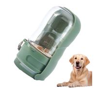 Bouteille d'eau de chien avec récipient de nourriture, distributeur de bouteille d'eau de voyage pour chiens - Puppy Water Cup 2 in 1 - Accessoires pour chiens alimentant les fournitures avec un filtr