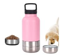 Bouteille d'eau de chien - Flash de consommation de chiot, tasse d'hydratation portable, réservoir de voyage extérieur | Puche de distributeur de compagnie de fuite, conteneur de camping à pied, équip