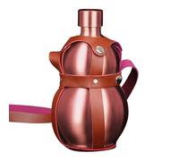 Bouteille d'eau de citrouille en acier - Bouteille d'eau de sport de 1,5 l - Bouteille d'eau en acier inoxydable | Bouteille de voyage en forme de citrouille avec sangle de transport, accessoires de