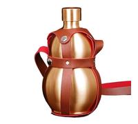 Bouteille d'eau de en acier inoxydable avec sangle de transport, bouteille d'eau portable pour extérieur, bateau, voyage, 1 500 ml