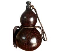 Bouteille d'eau de gourde, 1000 ml bouteille de gourde à l'épreuve des fuites, bouteille de gourde unique rétro pour décoration de gourde unique, consommation quotidienne, activités de plein air et c