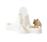 Bouteille d'eau de Guinée, fontaine d'eau pour hamster - Distributeur d'eau pour gerbille - Distributeur d'eau pour gerbilles, bouteille d'eau anti-fuite, porte-fontaine avec support pour Hamsters syr