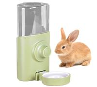 Bouteille d'eau de Lapin, 600 ML / 21 oz Dispensateur d'eau de Lapin Suspendu, Distributeur Automatique, Bouteille Petit Animale Visible muette sans Goutte