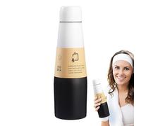 Bouteille d'eau de salle de sport - Bouteille d'eau en acier inoxydable | Bouteille de gaz d'entraînement | Bouteilles isolées sous vide | Anti-fuite - Pichet pour femmes et hommes - Pour la salle de