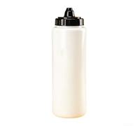 Bouteille d'eau de sport anti-fuite 1 L avec système Easy Mix (blanc 1 l)