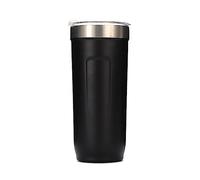 Bouteille d'eau de sport anti-fuite avec rainure de 710 ml - Double couche en acier inoxydable 304 - Isolation thermique et stockage au froid - Noir - 550 ml + corde