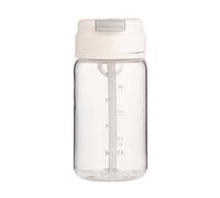 Bouteille D'eau De Sport Anti-Fuite De 450 Ml Avec Paille, Gobelet Anti-Taches, Idéale Pour Le Travail Et L'extérieur.